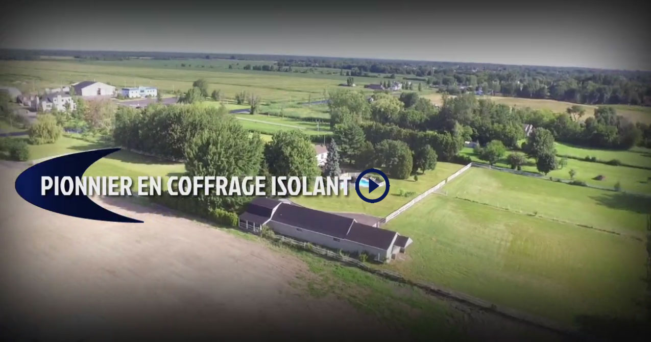 Pionner en coffrage isolant